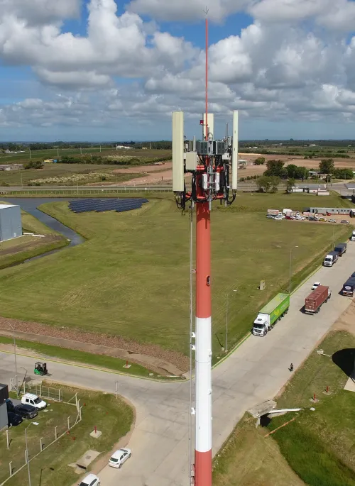 Foto aérea de Antena 5g